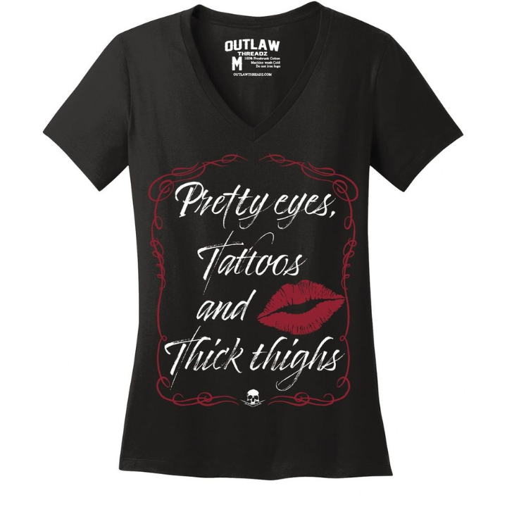 GIRLS S/S PRETTY EYES - BLK
